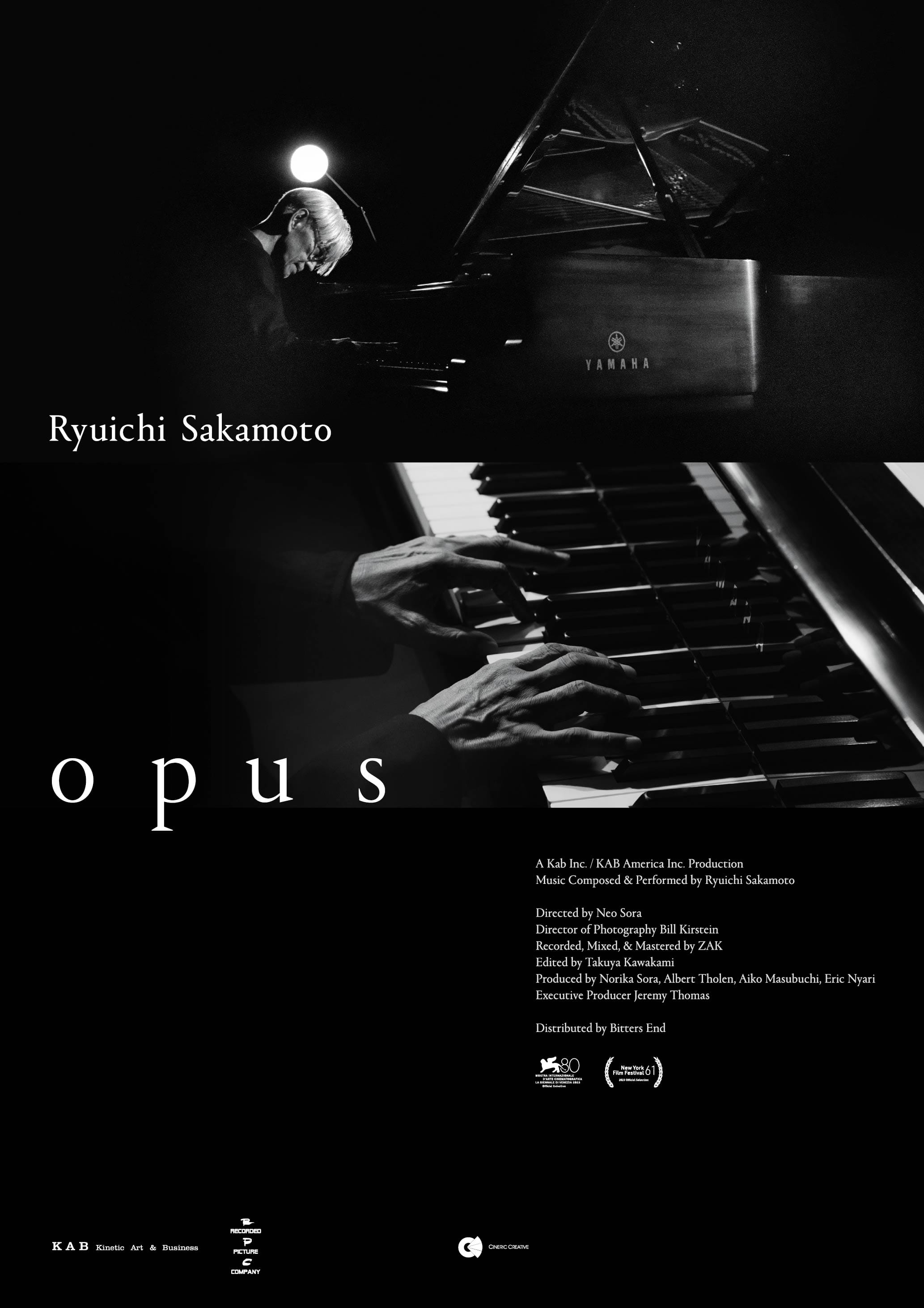 Ryuichi Sakamoto | Opus | ほとり座｜CINEMA & LIVE